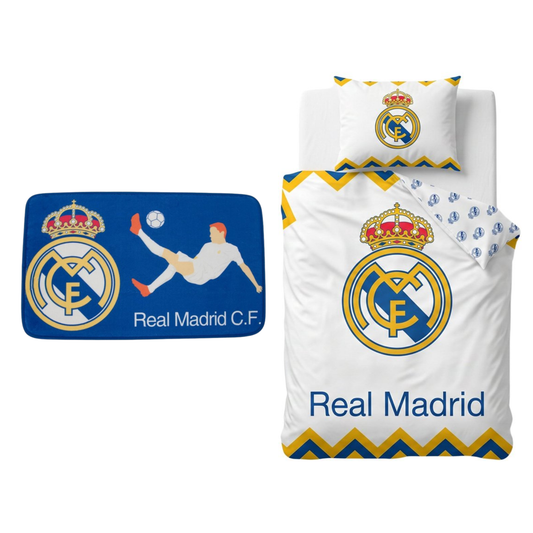 Real Madrid dekbedovertrek + vloerkleed