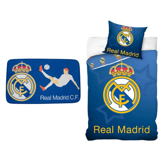 Real Madrid dekbedovertrek + vloerkleed