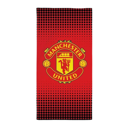 Manchester United strandset; strandlaken en voetbal