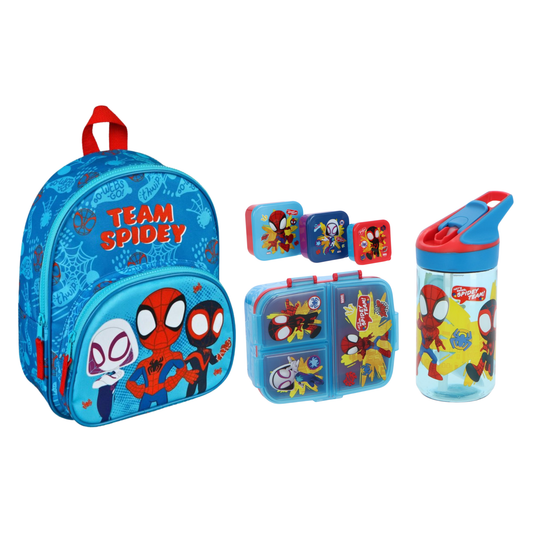 Spiderman schoolset; rugzak en lunchset - Spidey