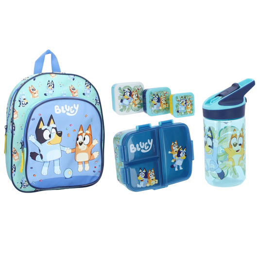 Bluey school set; rugzak en lunchset