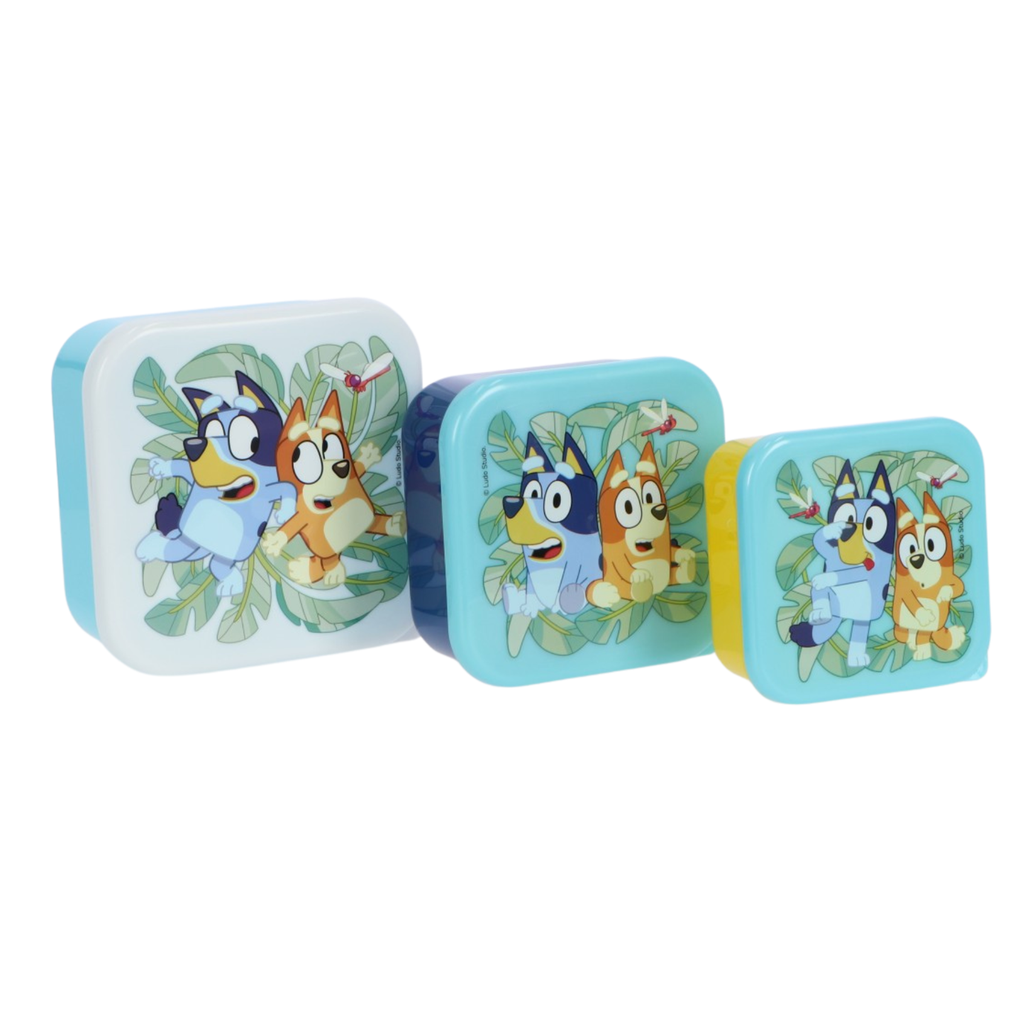 Bluey lunchset; lunchbox, snackbox en drinkfles