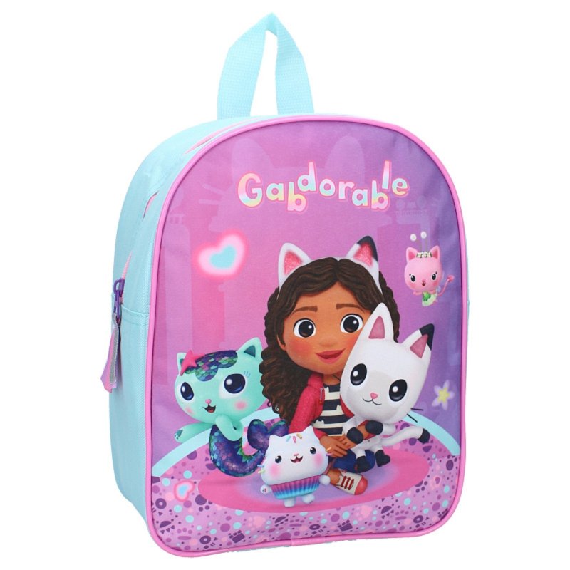 Gabby's Dollhouse schoolset; rugzak en lunchset