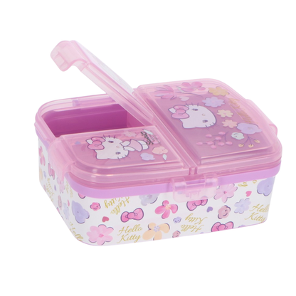 Hello Kitty lunchset; lunchbox, snackbox en drinkfles