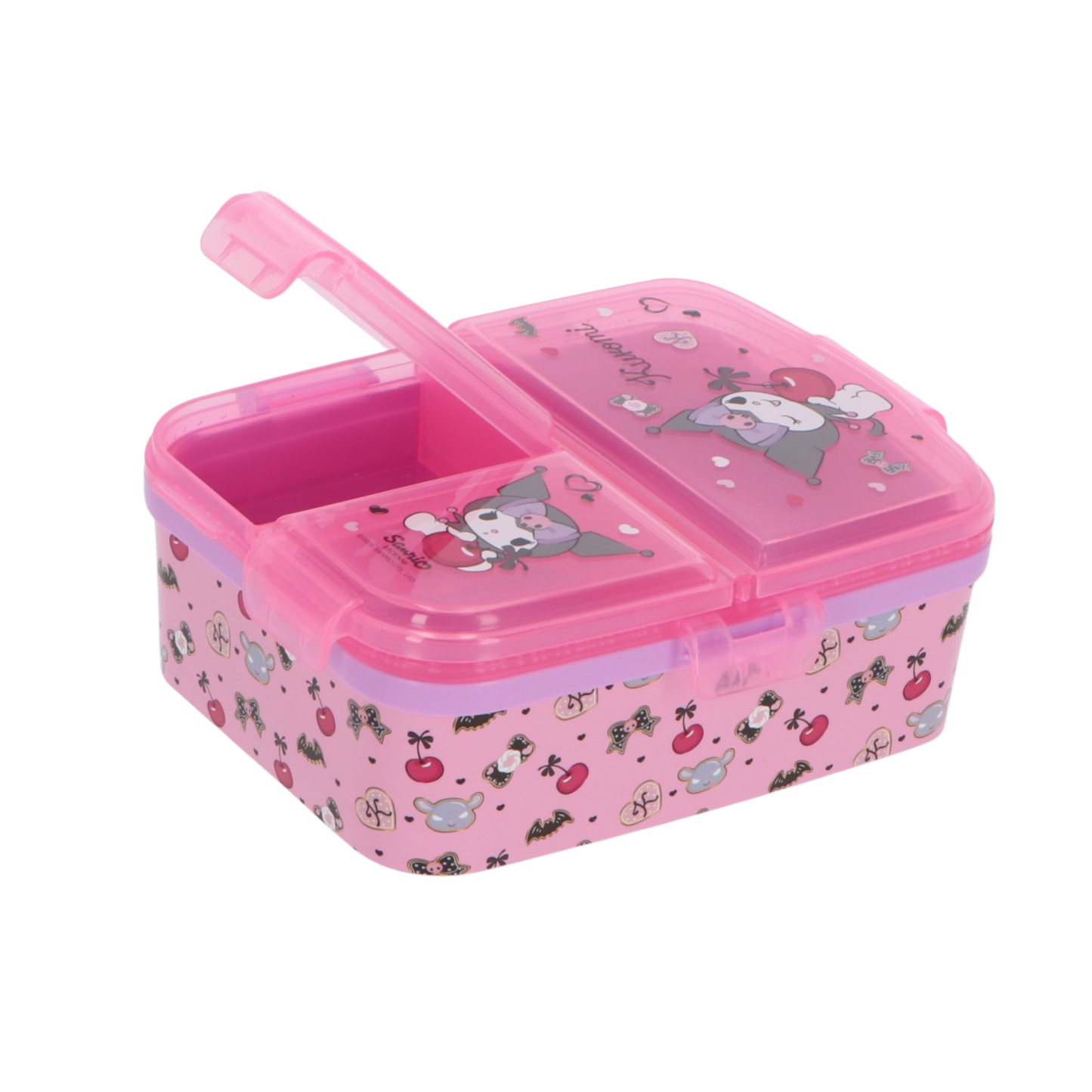 Kuromi  lunchset; lunchbox en drinkfles