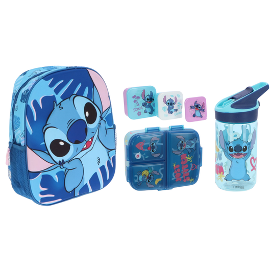 Lilo & Stitch school set; rugzak en lunchset