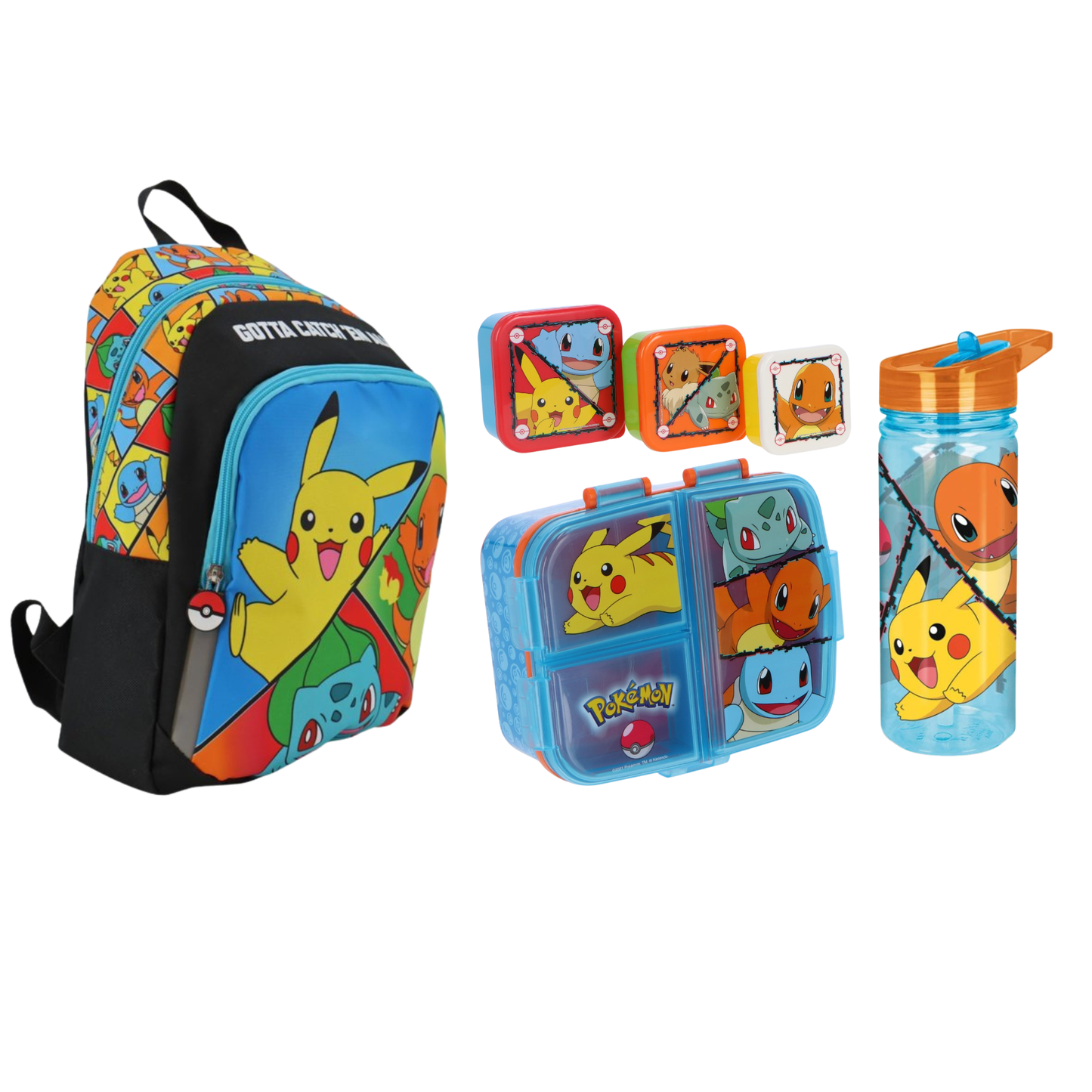 Pokemon schoolset; rugzak en lunchset
