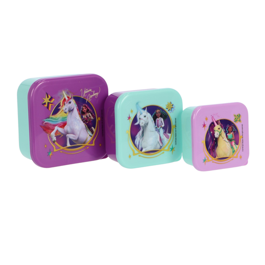 Unicorn Academy 3 in 1 snackbox