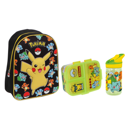 Pokemon schoolset; rugzak en lunchset