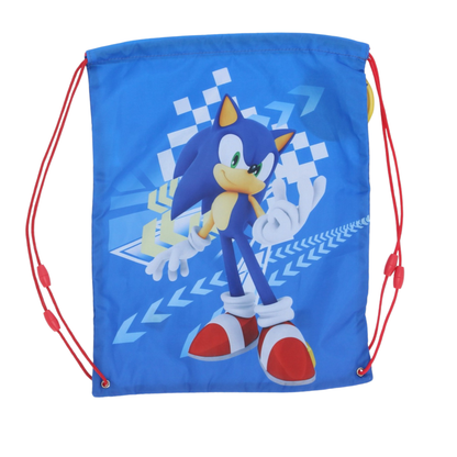 Sonic tassenset; rugzak en gymtas