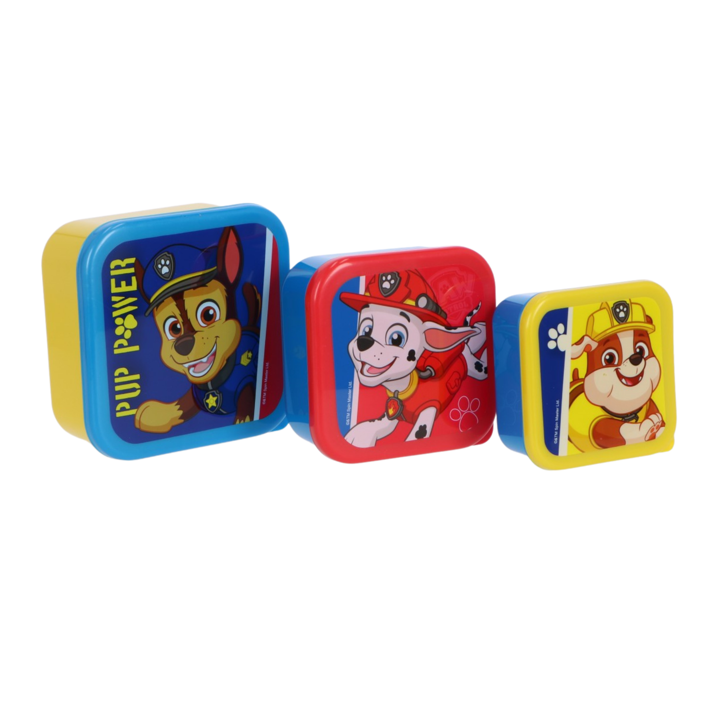 Paw Patrol lunchset; lunchbox, snackbox en drinkfles