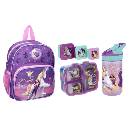 Unicorn Academy schoolset; rugzak en lunchset