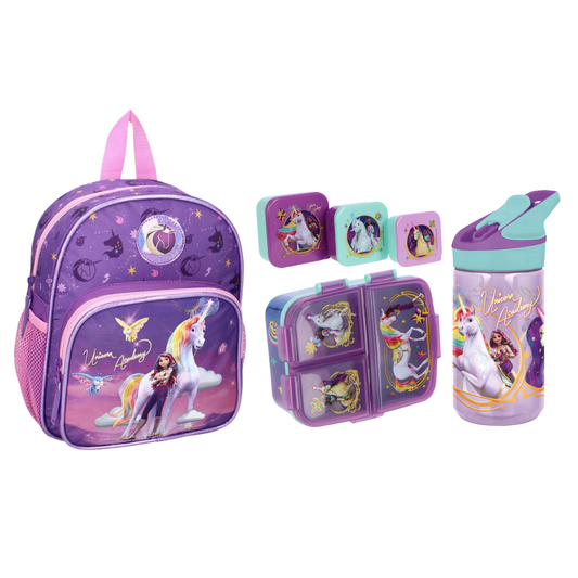 Unicorn Academy schoolset; rugzak en lunchset