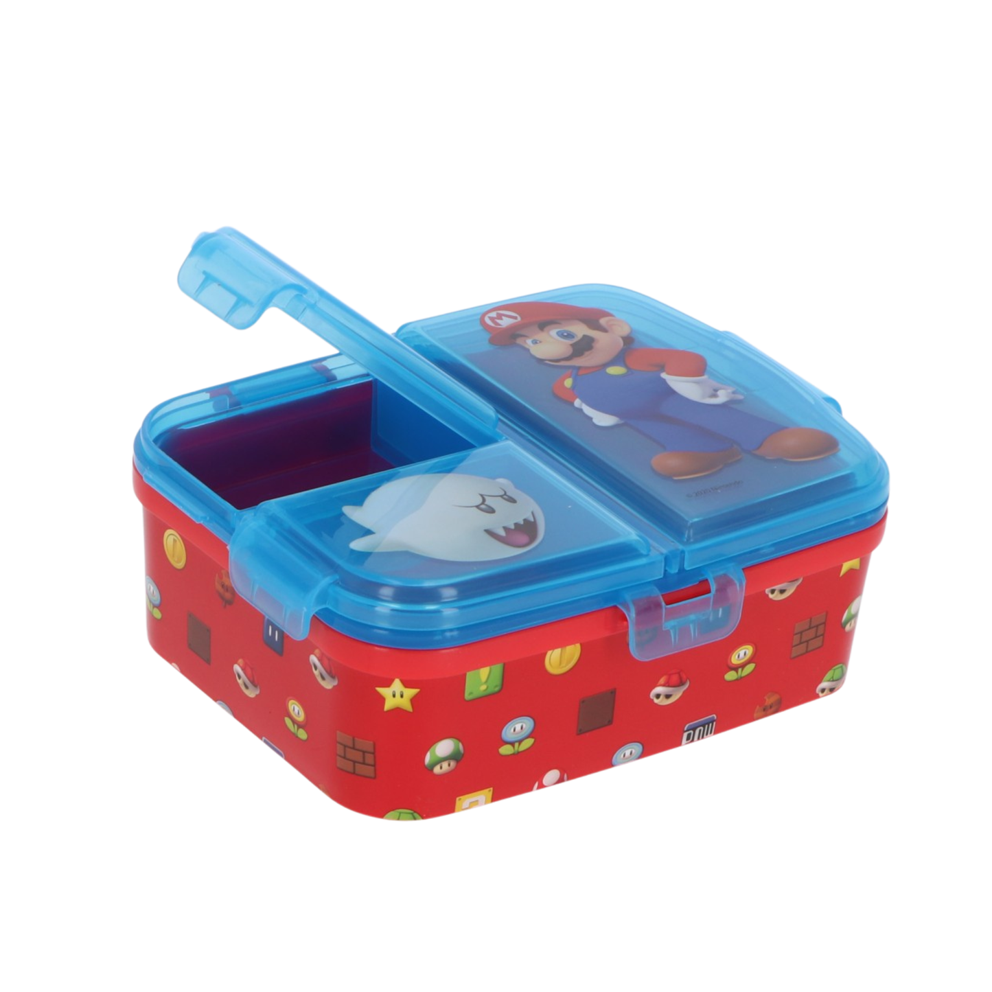 Super Mario lunchset; lunchbox, snackbox en drinkfles