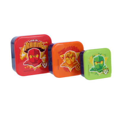 Lego lunchset; lunchbox, snackbox en drinkfles