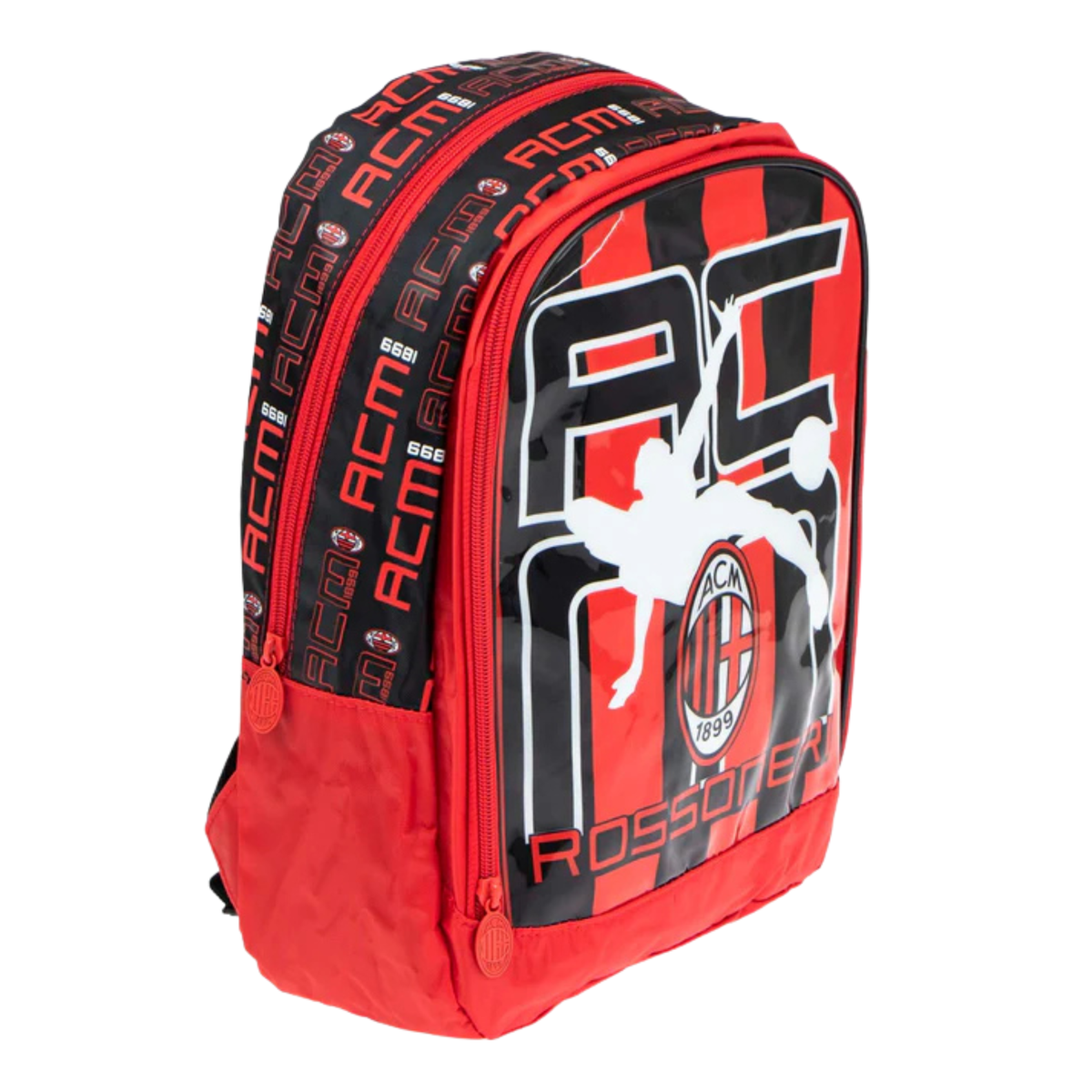 A.C. Milan tassenset; rugzak en voetbal