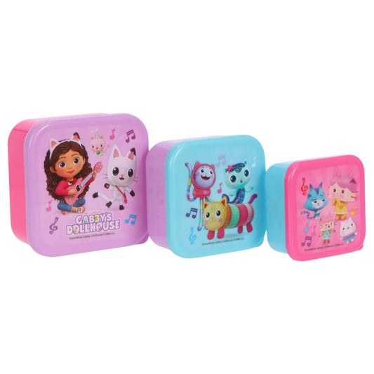 Gabby's Dollhouse 3 in 1 snackbox