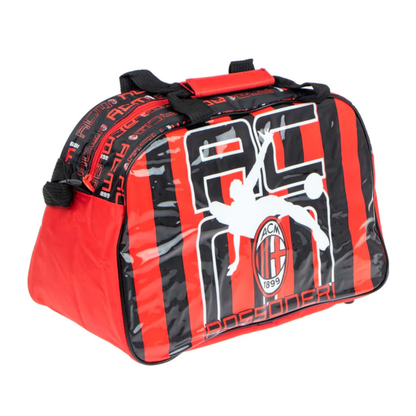 A.C. Milan tassenset; sporttas en voetbal