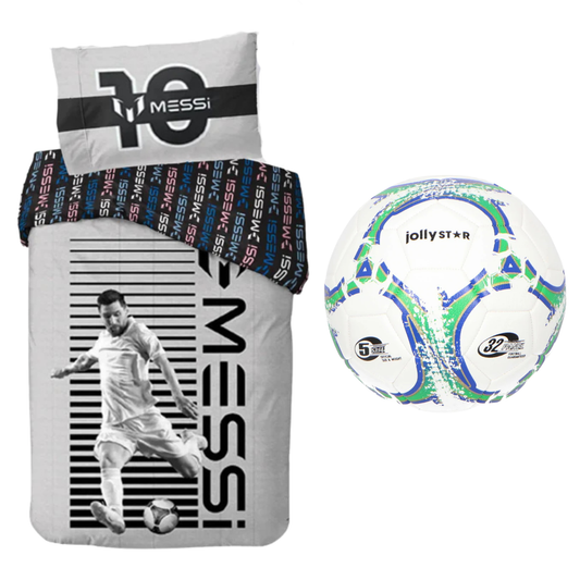 Messi dekbedovertrek + voetbal