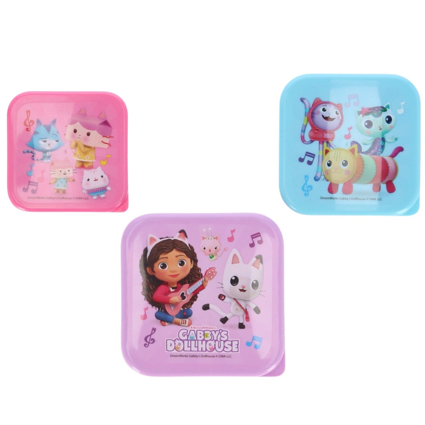 Gabby's Dollhouse 3 in 1 snackbox