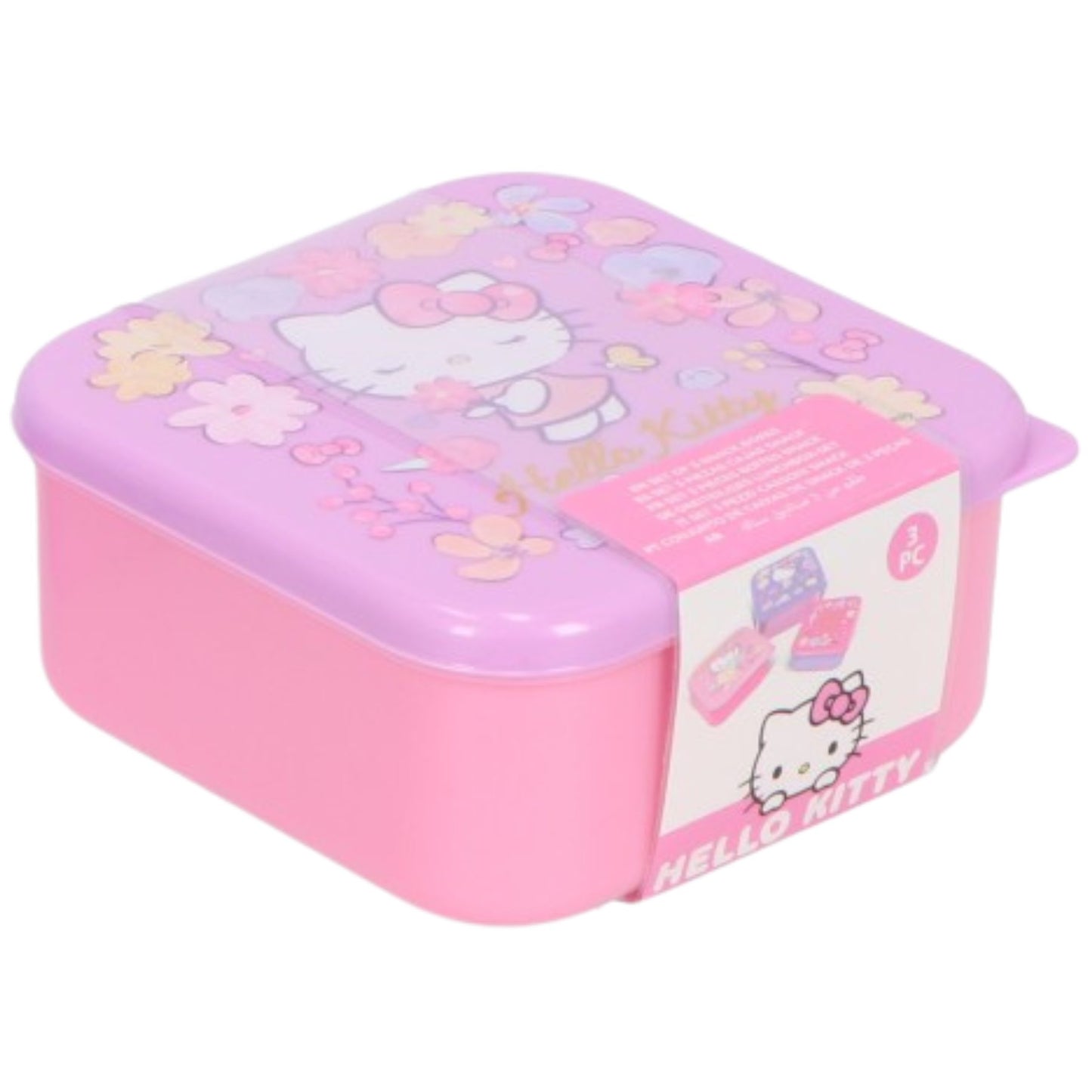 Hello Kitty 3 in 1 snackbox