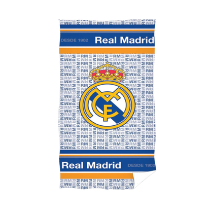 Real Madrid strandset; strandlaken en voetbal