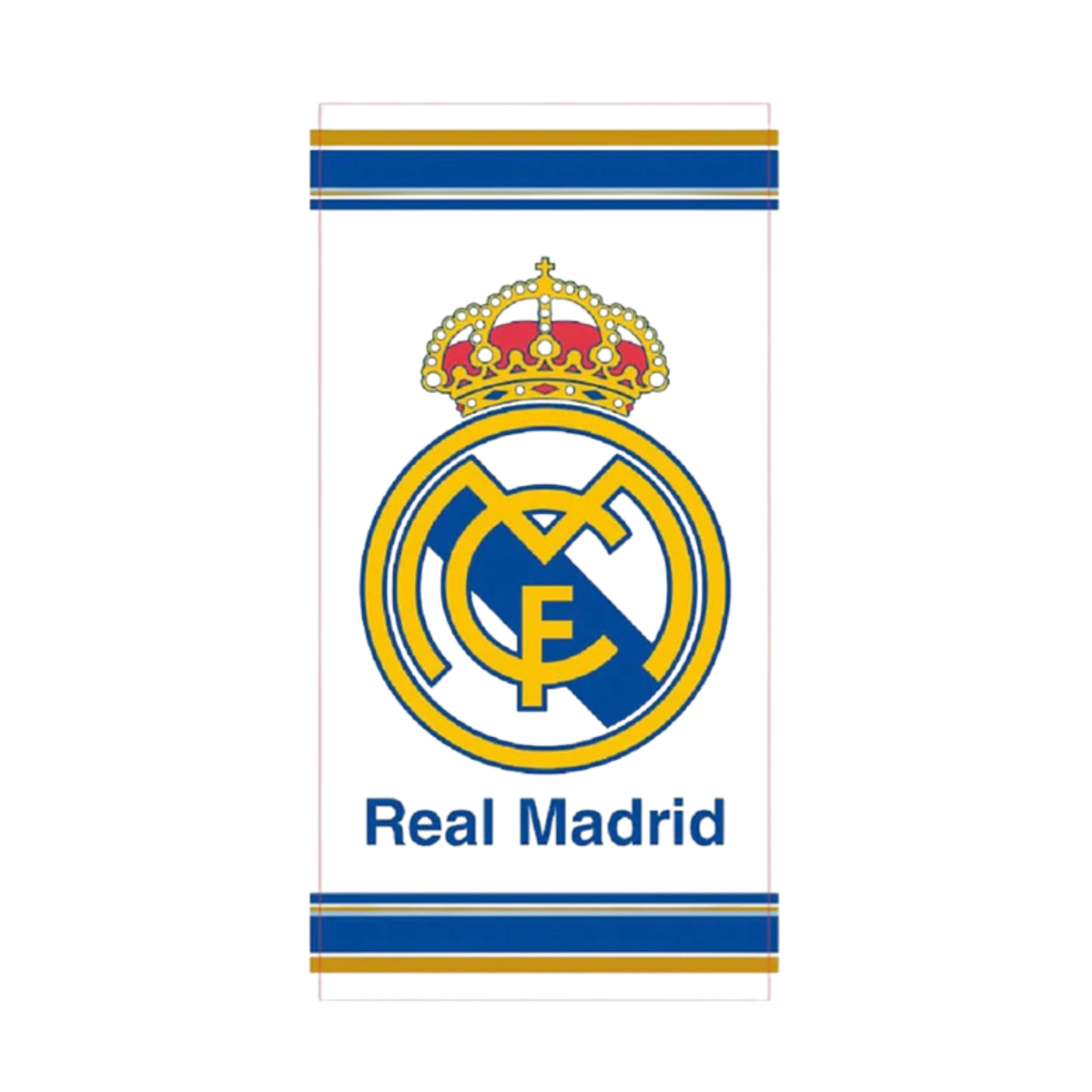 Real Madrid strandset; strandlaken en voetbal