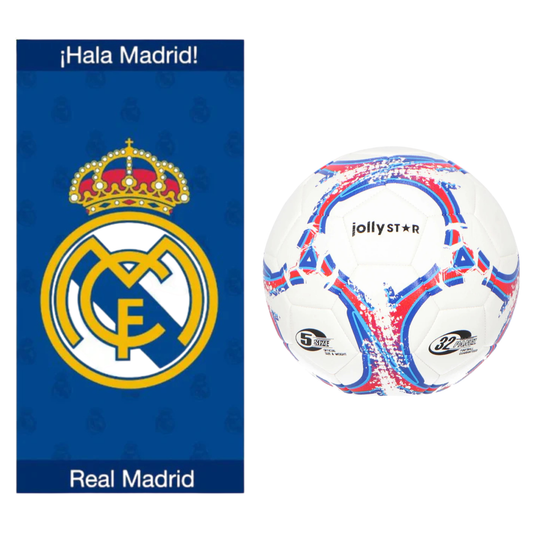Real Madrid strandlaken + voetbal
