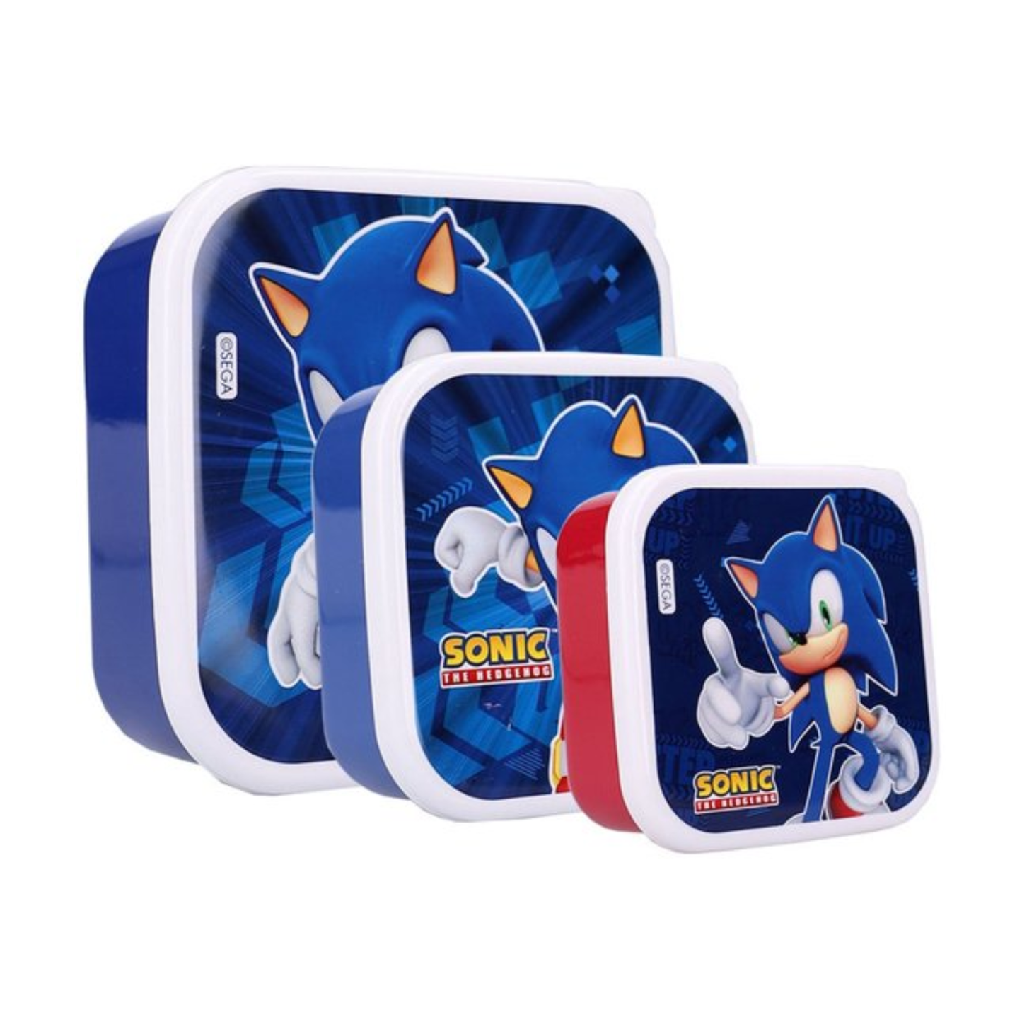 Sonic school set; rugzak en lunchset