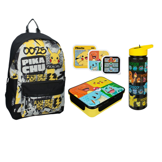 Pokemon schoolset; rugzak en lunchset 5-delig