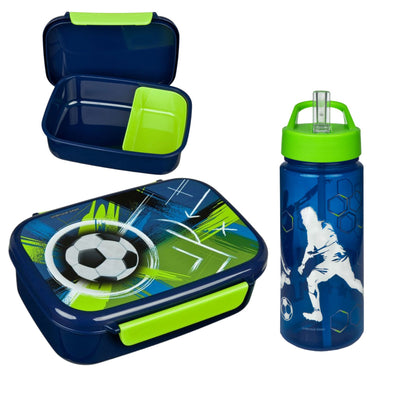 Team Player lunchset; lunchbox en drinkfles