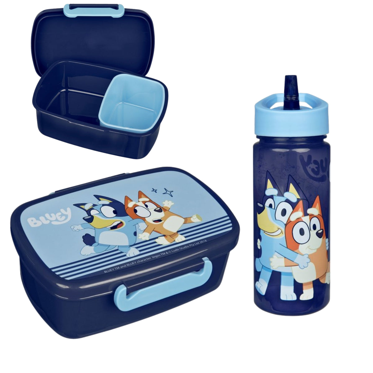 Bluey lunchset; lunchbox en drinkfles