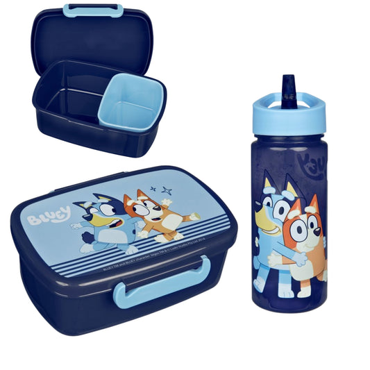 Bluey lunchset; drinkfles + lunchbox