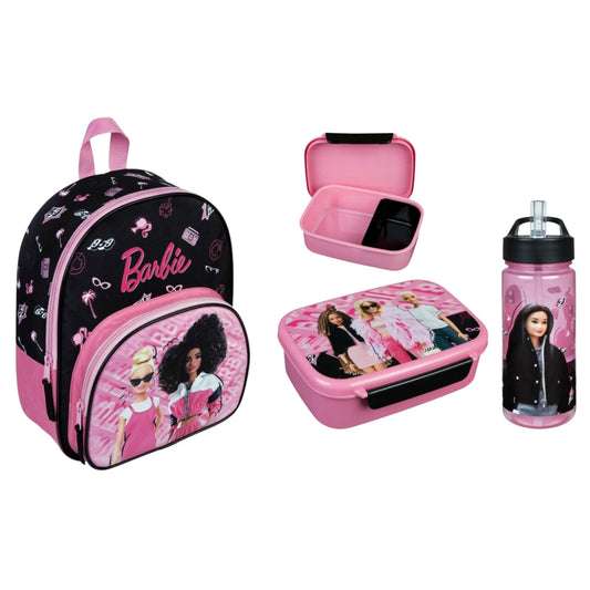 Barbie schoolset; rugzak en lunchset