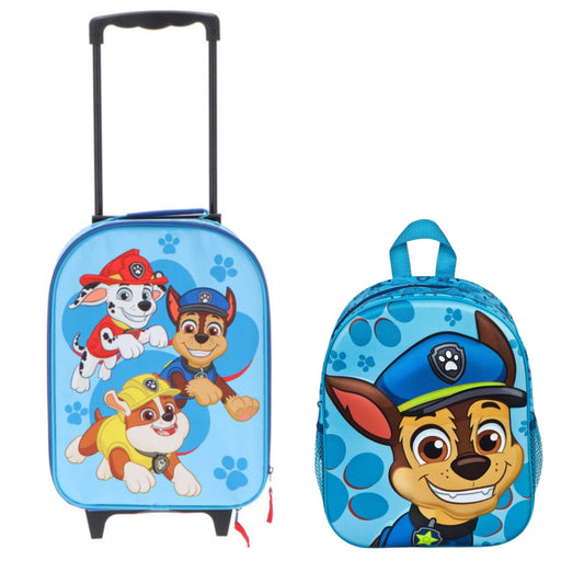Paw Patrol reisset; trolley en rugzak