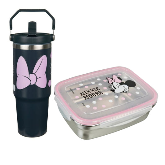 Minnie Mouse lunchset; lunchbox en drinkfles