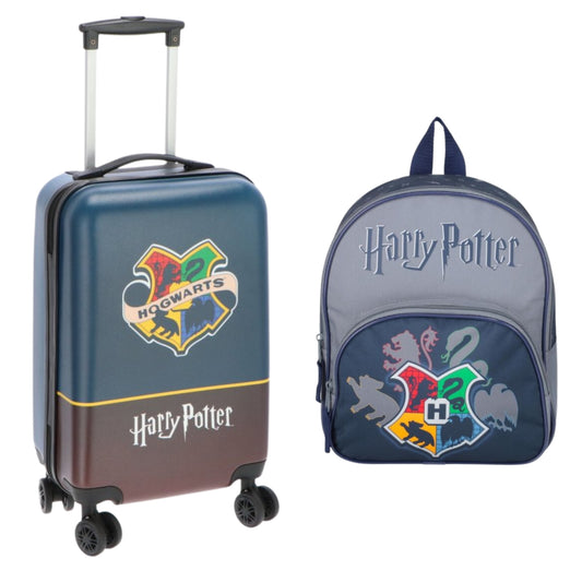 Harry Potter reisset; trolley en rugzak