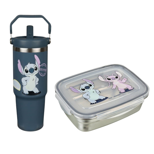 Lilo & Stitch lunchset; lunchbox en drinkfles