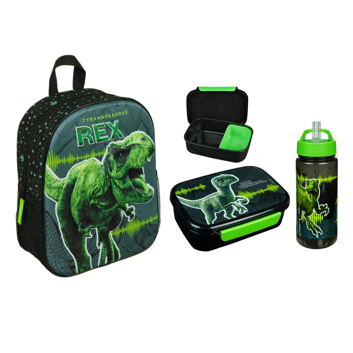 Jurassic World schoolset; rugzak en lunchset