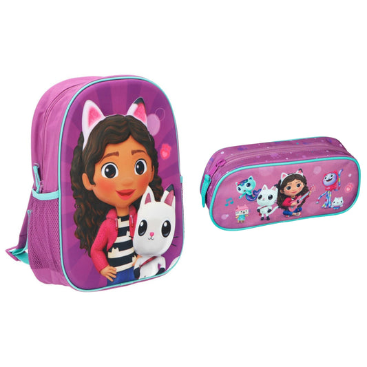 Gabby's Dollhouse tassenset; rugzak en etui