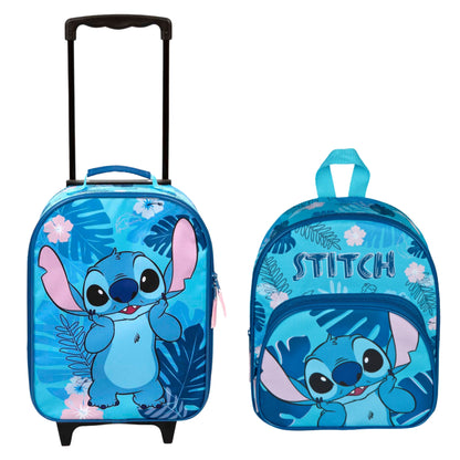Lilo & Stitch reisset; trolley en rugzak