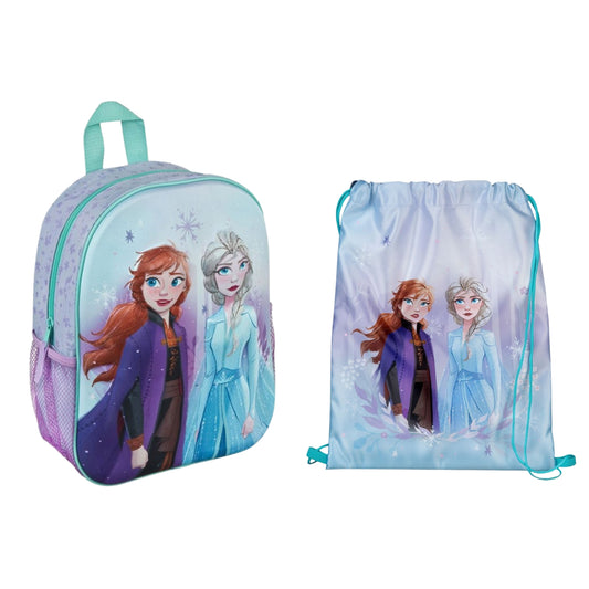 Frozen tassenset; rugzak en gymtas