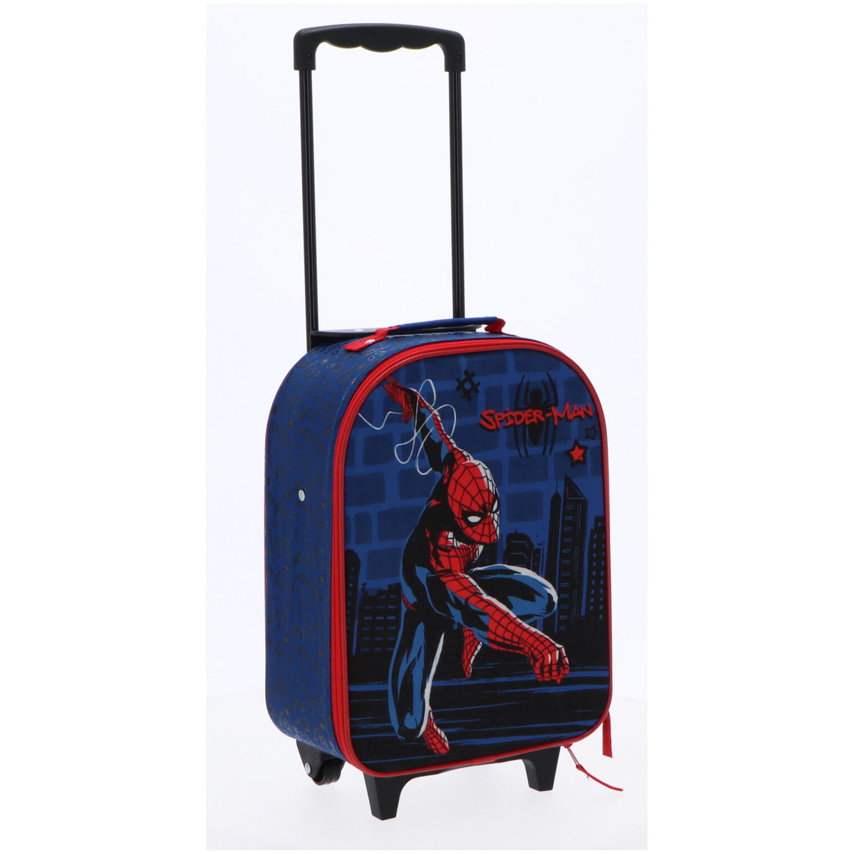 Spiderman reisset; trolley en rugzak