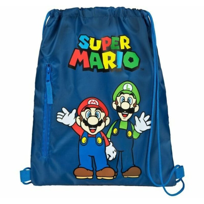 Super Mario tassenset; rugzak en gymtas