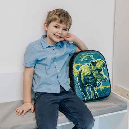 Jurassic World tassenset; rugzak en gymtas