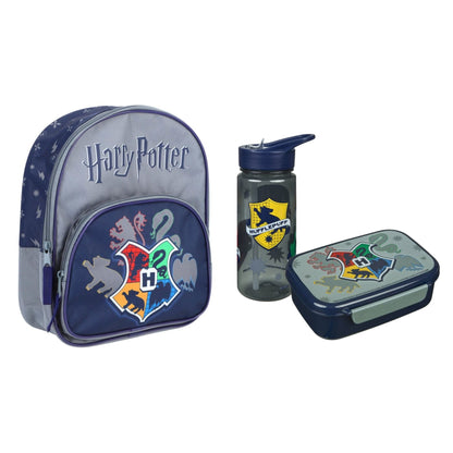 Harry Potter schoolset; rugzak en lunchset