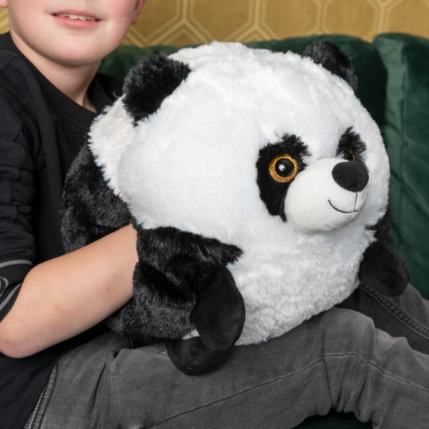 Noxxiez handwarmer - knuffel - kussen - panda