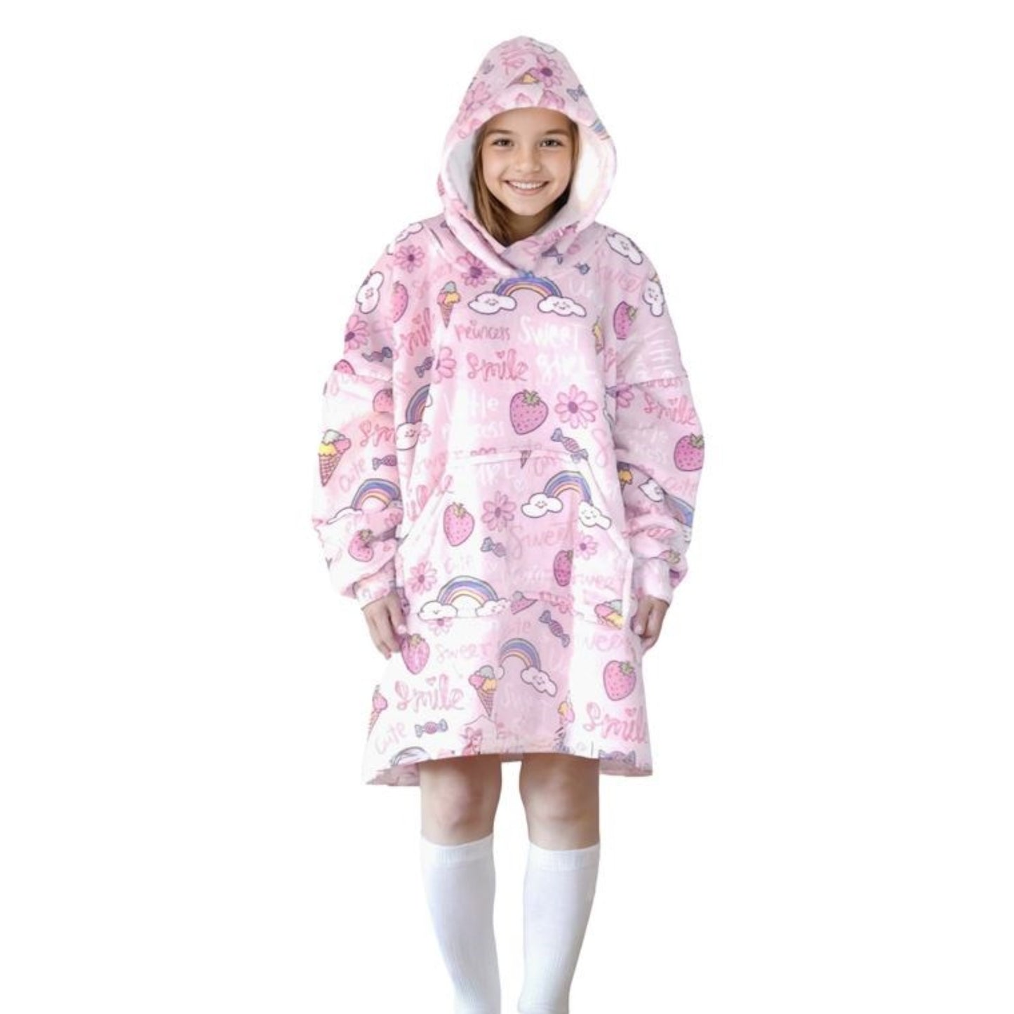 Noxxiez hoodie deken - sweet