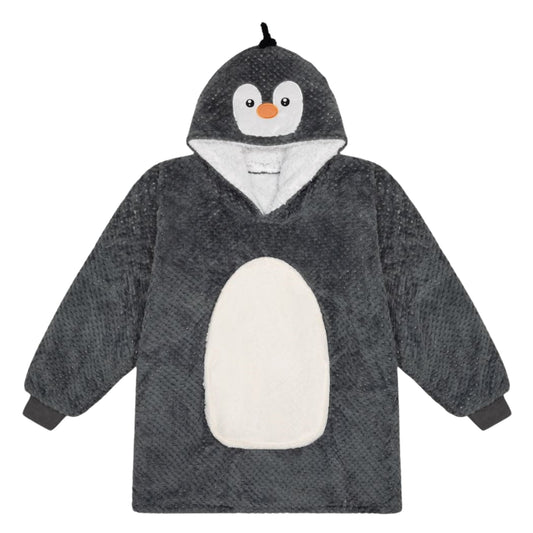Noxxiez hoodie deken - pinguïn