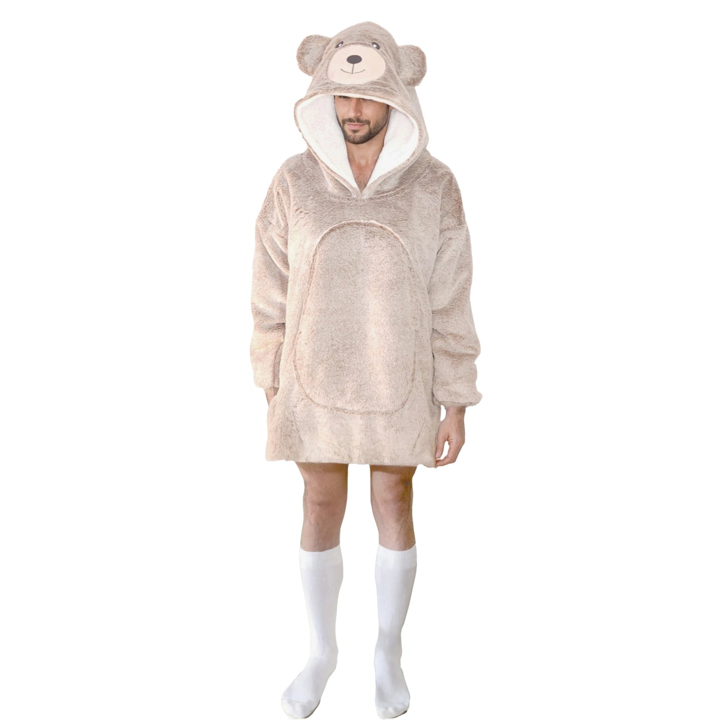 Noxxiez hoodie deken - beer